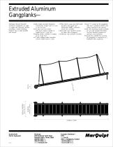 船用舷梯 EXTRUDED Mar Quipt 折叠 手动 铝制