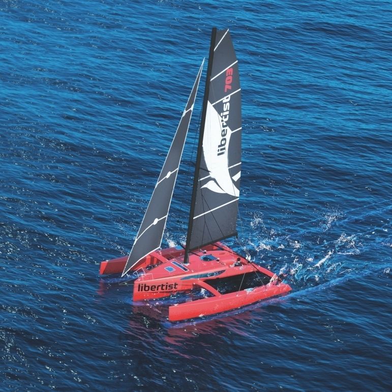 帆船 三体帆船- 703 - Libertist - 巡游/ 玻璃纤维/ 碳纤