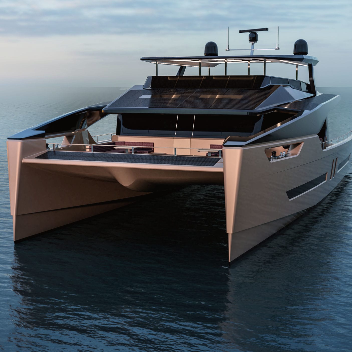 机动双体游艇- OCEAN ECO 90 - Alva Yachts GmbH - 巡游/ 飞桥/ 4舱