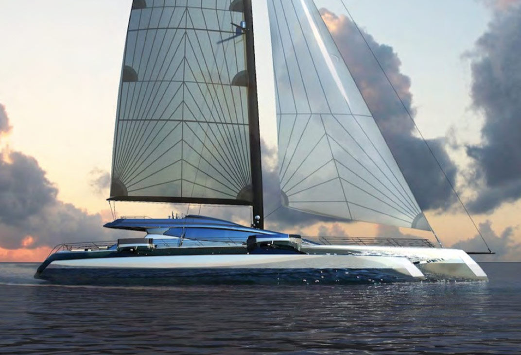 三体船超级帆船游艇- BLUE COAST 160 - Catamaris - 快速巡游/ 远洋