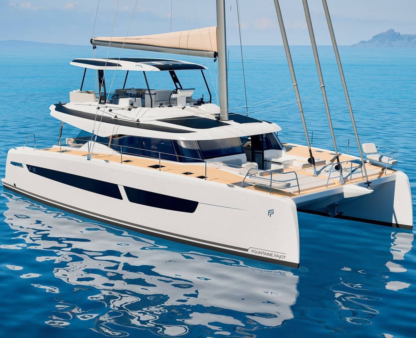 双体船帆船游艇- FP55 - Fountaine Pajot Catamarans - 包船租赁/ 4舱/ 5舱