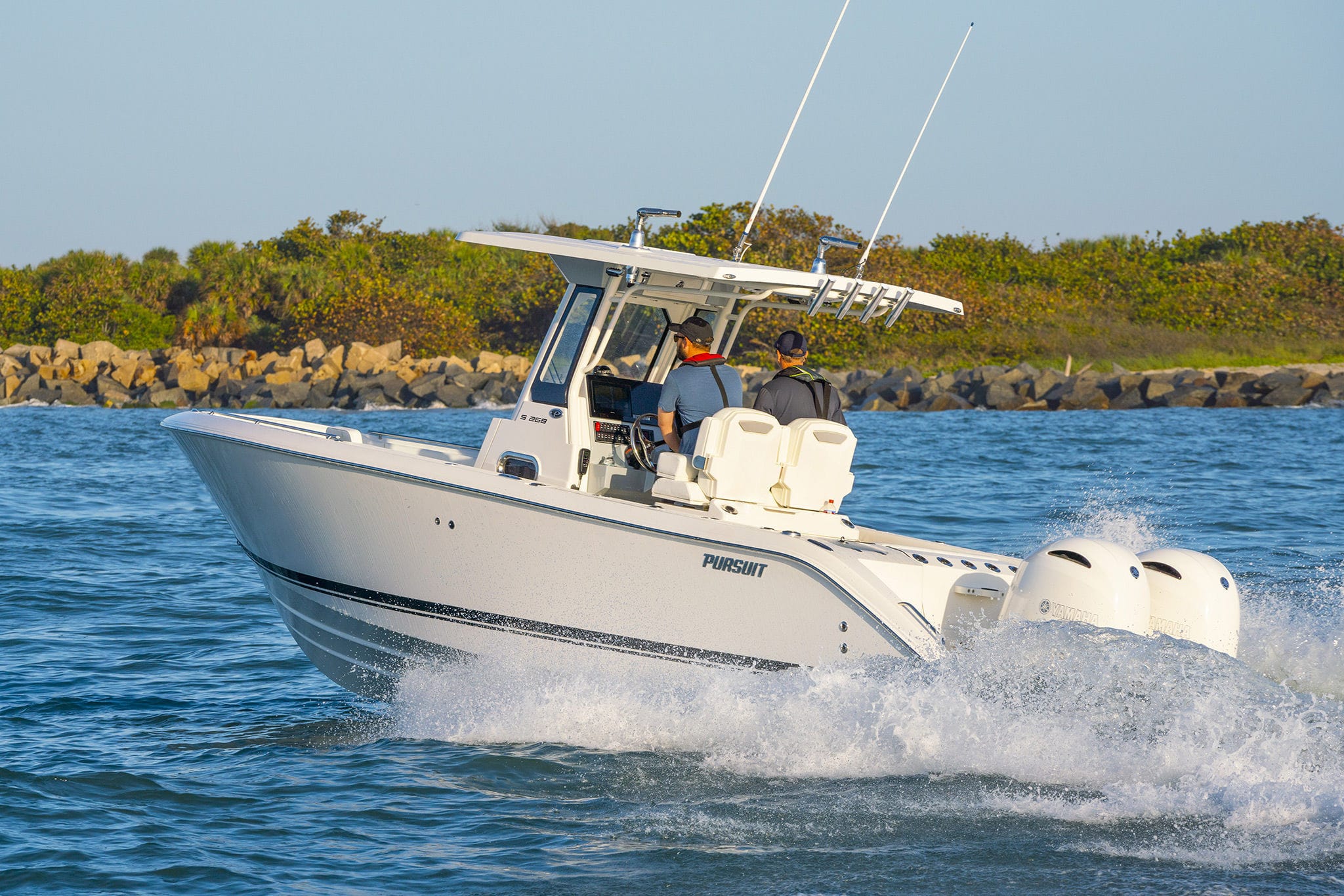 舷外敞开艇 - s 268 - pursuit boats - 双引擎 / 中央控制台 / 开放