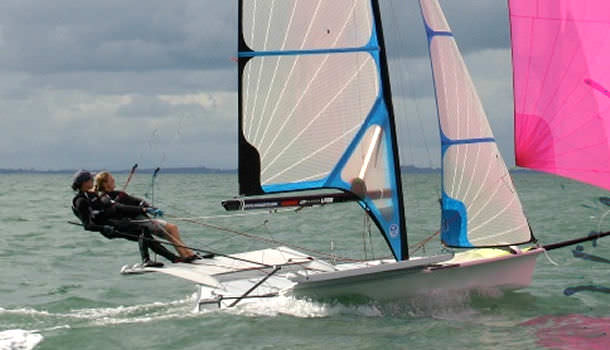 双人帆艇- 49erFX - Mackay Boats - 划艇/ 帆船比赛/ 双吊架