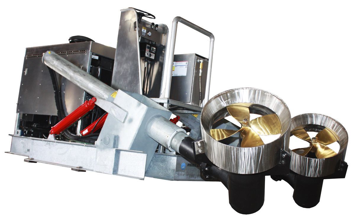 方位角推进器 Twin Tsunami Hydraulic Marine Systems, Inc. 船舵 / 外部 / 驳船用