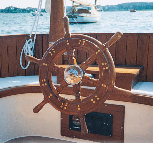 帆船舵轮- 601CH-XX series - Edson Marine - 柚木/ 传统型