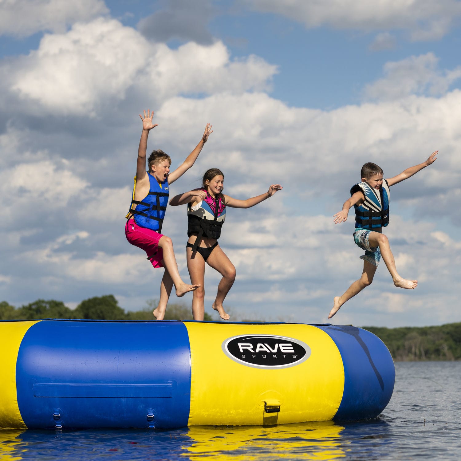 蹦床水上玩具 - aqua jump eclipse 150 - rave sports - 充气式