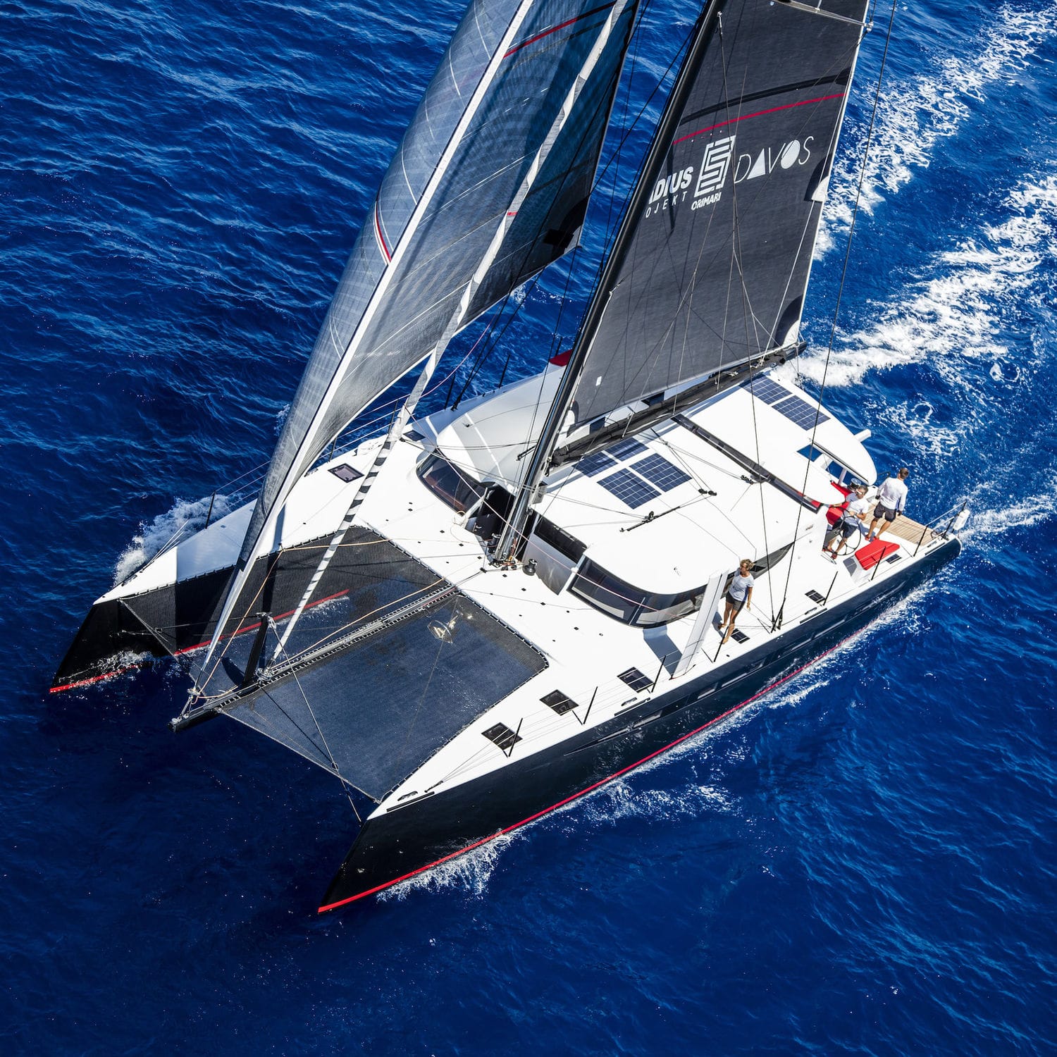 碳纤帆船游艇- 66 - HH CATAMARANS - 双体船/ 巡航竞赛/ 3舱