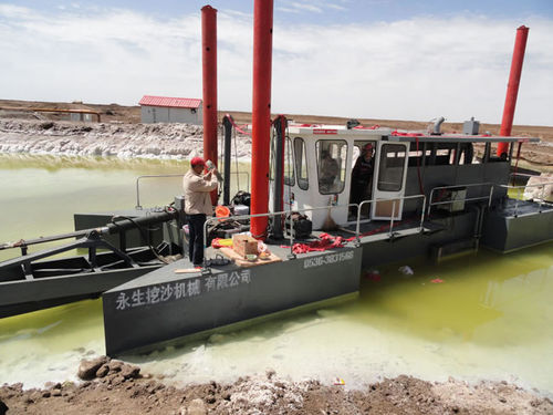 绞吸式挖泥船专业船 - Salt Mining - Qingzhou Yongsheng dredging equipment.co.ltd - 双体船
