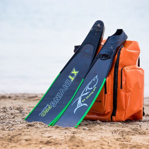 潜水射鱼脚蹼 - PTERYX SPEARFIN - Xt Diving Pro - 碳纤 / 拟合 / 黑色