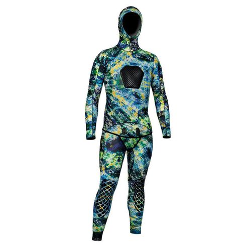 潜水射鱼潜水服 - VERTIGO Camouflage   - JBL International - 两件式 / 带风帽 / 3 mm