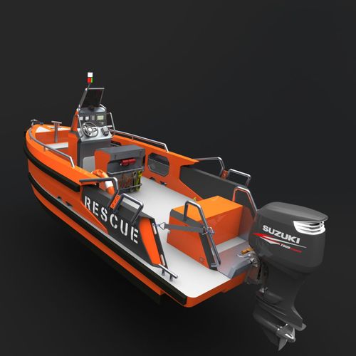 救生船专业船 - 650R - SEAX BOATS - 舷外