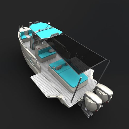 舷外小快艇 - 750L - SEAX BOATS - 双引擎 / 开放式 / 中央控制台