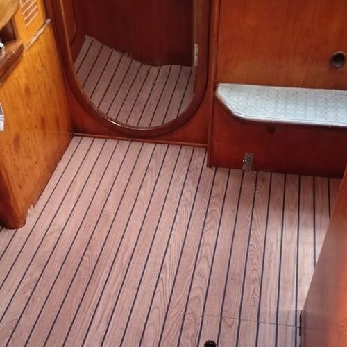 合成柚木地面覆盖层 - Carpet - Deckfab - 用于游艇 / 船用 / 帆船