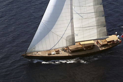 巡游超级帆船游艇 - SIMBA - TURQUOISE YACHTS - 8舱 / 甲板会客区 / 木质