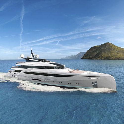 巡游巨型游艇 - NUVOLARI LENARD - TURQUOISE YACHTS - 高台驾驶室 / 10舱 / 钢