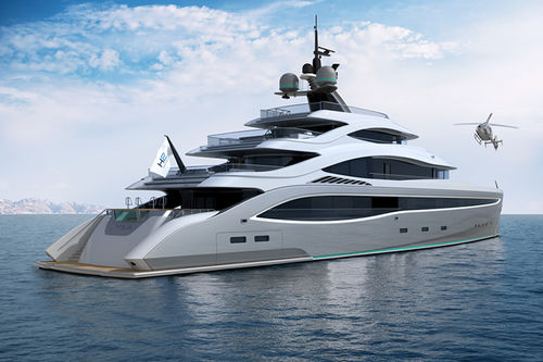 巡游巨型游艇 - LYRA - TURQUOISE YACHTS - 高台驾驶室 / 7舱 / 钢