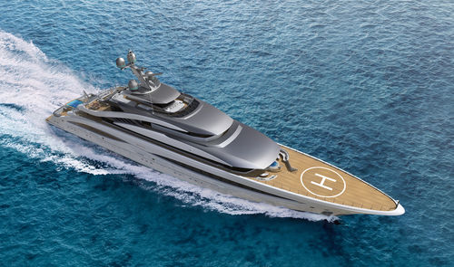 巡游巨型游艇 - BORA - TURQUOISE YACHTS - 高台驾驶室 / 10舱 / 钢