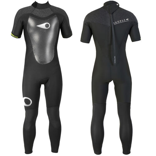冲浪潜水服 - FIGHTER Semidry Back-Zip SS - SOÖRUZ SURFWEAR COMPANY - 整体式 / 短袖 / 2 mm