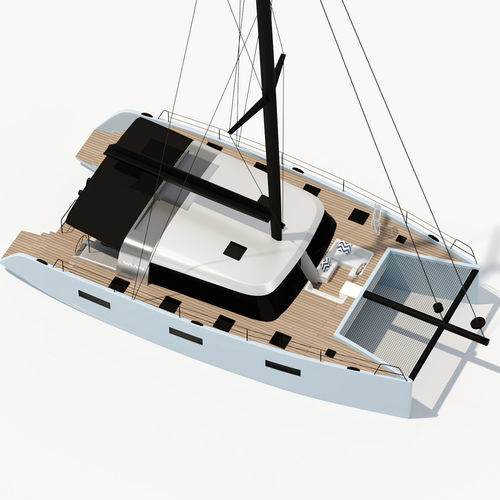 双体船帆船游艇 - R6 - Vaan Yachts bv - 巡游 / 尾部开放式 / 补助帆桁