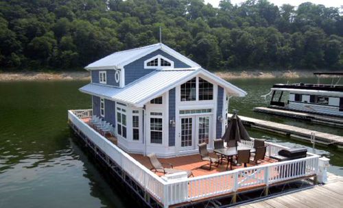 舷内船屋 - 2 Story  - Harbor Cottage Houseboats