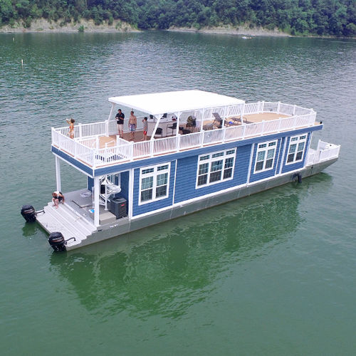 舷外船屋 - The 5 Bedroom  - Harbor Cottage Houseboats