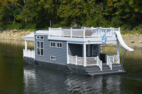 舷内船屋 - Tiny - Harbor Cottage Houseboats - 最多容纳 6 人