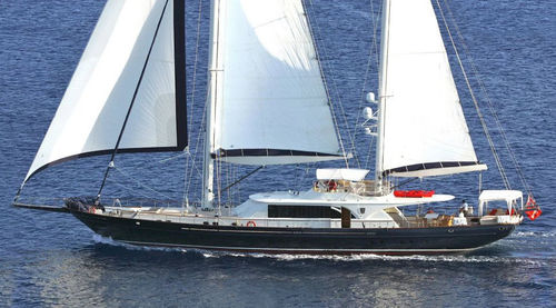 巡游超级帆船游艇 - Levantin - EVADNE YACHTS - 4舱 / 甲板会客区