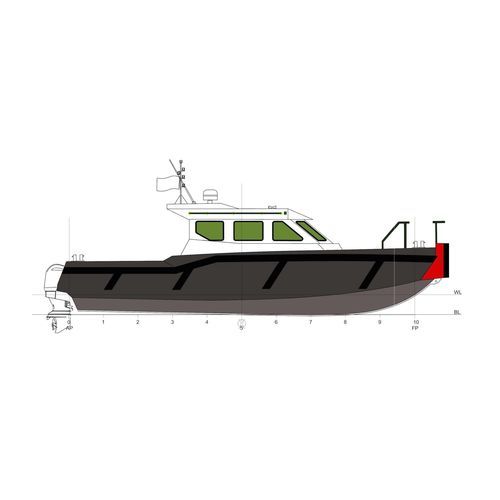 客船专业船 - IZ 1070 - Izmir Shipyard - 舷外 / HDPE