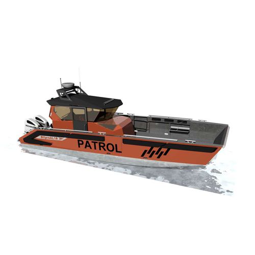 巡逻艇专业船 - OXpro AL10 - Hatløy Maritime AS - 救生船 / 作业船 / 潜水支持船