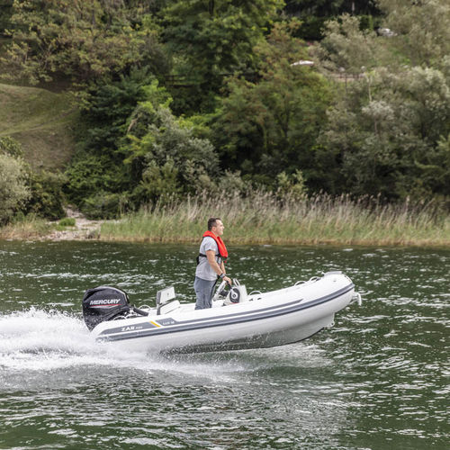舷外充气艇 - LUX 12 - MS Marine GmbH - RIB / 开放式 / 侧边控制台
