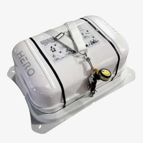 船用救生筏 - V-PRO - HERO LIFESAVING EQUIPMENT - 沿海 / 6人座 / 充气式