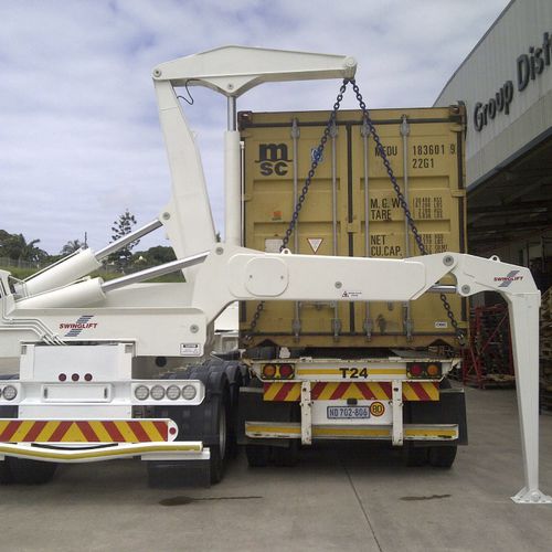容器拖车 - HC4020-DC-DS - SWINGLIFT - 船坞 / 用于港口码头 / 侧边装载