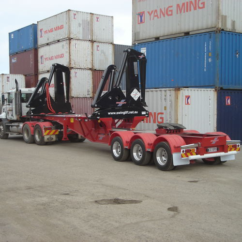 容器拖车 - HC4020-BD - SWINGLIFT - 船坞 / 用于港口码头 / 侧边装载