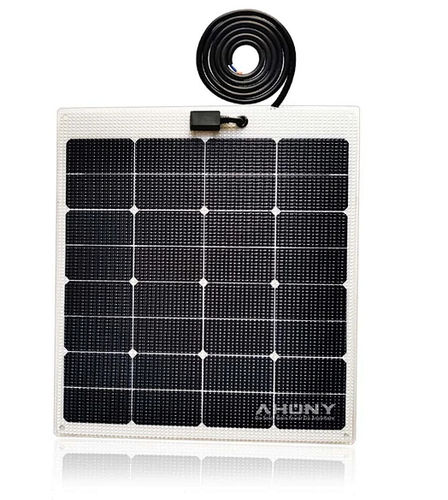 刚性太阳能面板 - eMarvel-60W - SHENZHEN AHONY POWER CO.,LTD - 单晶硅 / 36单元 / 船用