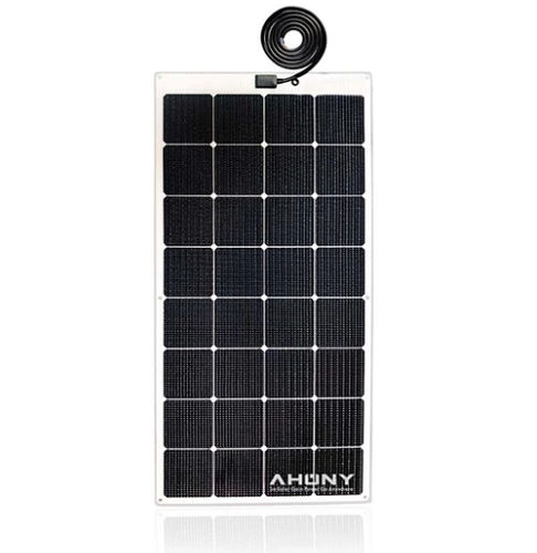 半柔性太阳能面板 - eMarvel 120w - SHENZHEN AHONY POWER CO.,LTD - 单晶硅 / 32单元 / 船用
