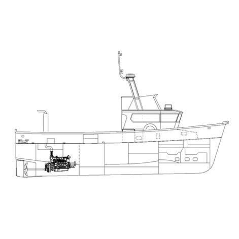 金枪鱼捕捞船专业船 - 077 - Sachal Shipyard - 舷内