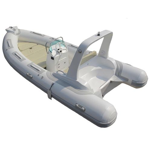 舷外充气艇 - SK-RIB520C - qingdao sk marine & equipments - 半硬式 / 中央控制台 / 开放式