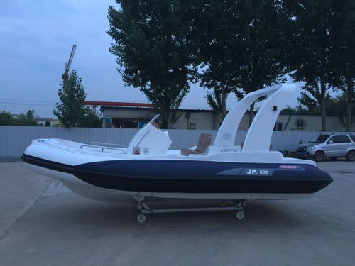 舷外充气艇 - SK-RIB530 LUX  - qingdao sk marine & equipments - 汽油 / 半硬式 / 开放式