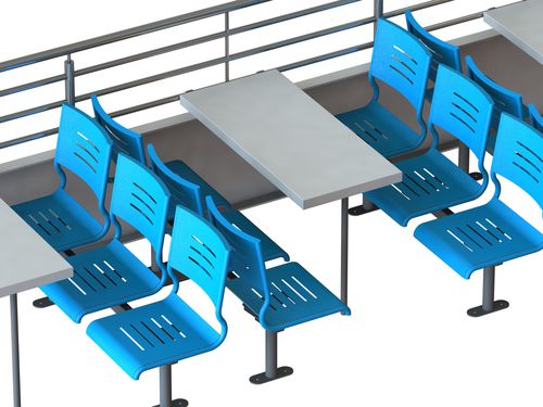 专业用途船软垫长椅 - Katina  - MK Seats GmbH - 船舶 / 三人座 / 双人