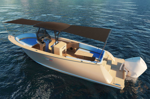 舷外敞开艇 - LEVANZO 25 Lounge Deck - LILYBAEUM YACHT SRL - 双引擎 / 中央控制台 / 最多容纳 8 人