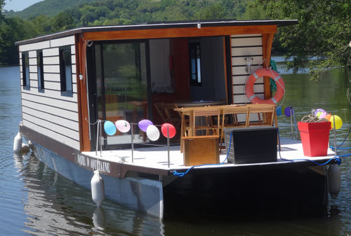 双体船船屋 - Standard - BATEAUX POUR LA PLANETE - 舷内 / 电太阳能 / 河流