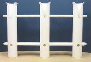 船用钓竿支架 - 256-03361-00 - Groundhog Marine Industrial CO., LTD - 多头 / 塑料 / 白色