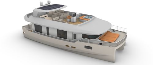 机动双体游艇 - 52 - Maison Marine Yachts - 巡游 / 飞桥 / 甲板会客区
