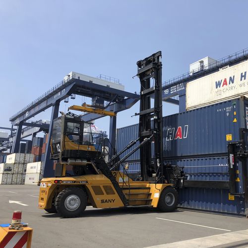 空集装箱运输车 - SDCY90K series - SANY GROUP - 侧面吊具