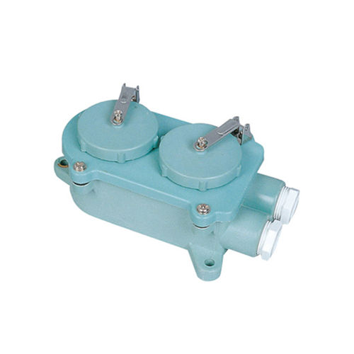 船舶防水电插座 - IMPA 792831 - Zhejiang Bozhou Marine Electric Technology Co., Ltd. - 船用 / 母端 / 带保护罩