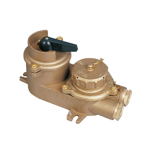 船舶防水电插座 - CZKLS2-2 - Zhejiang Bozhou Marine Electric Technology Co., Ltd. - 船用 / 母端 / 带开关