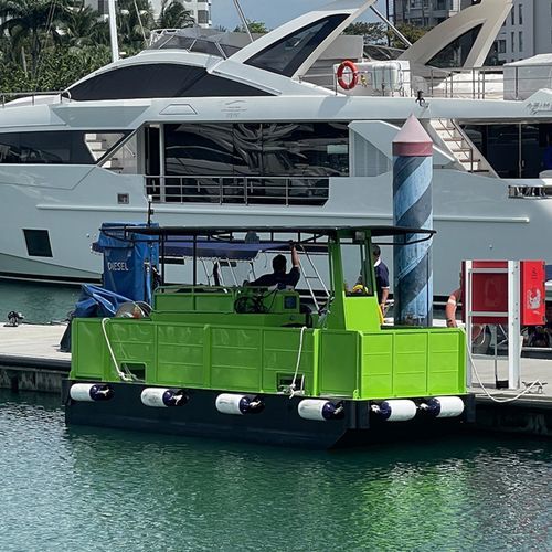废水回收驳船专业船 - CENTURION 18 - Five Aluminium Boat and Engineering Pte Ltd - 舷外 / 铝制
