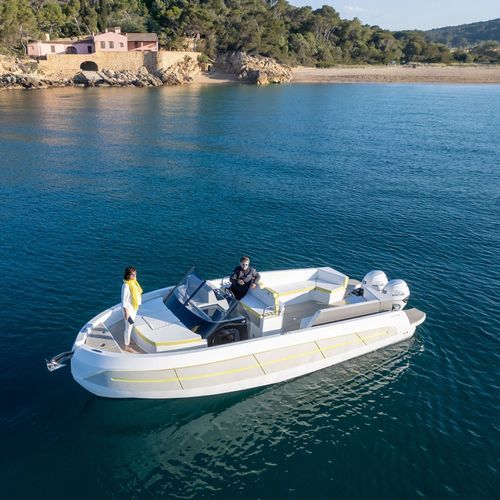 电动日间小游艇 - 800 ECO - Zephyr boats  - 舷外 / 双引擎 / 开放式