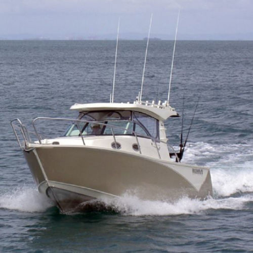 舷外休闲钓鱼船 - SAIL 790 - Qingdao Allheart Marine Co., Ltd. - 舵手室 / 铝制 / 最多容纳 10 人
