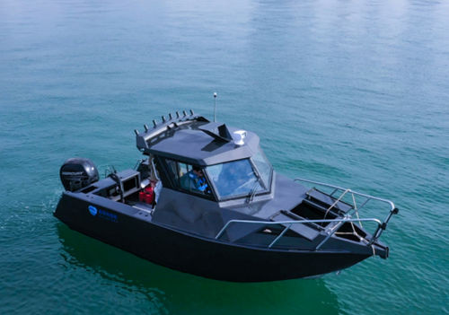 舷外休闲钓鱼船 - SHARK 750 - Qingdao Allheart Marine Co., Ltd. - 舵手室 / 铝制